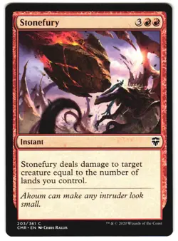 Stonefury 203 Commander Legends Near Mint MTG - Image 1