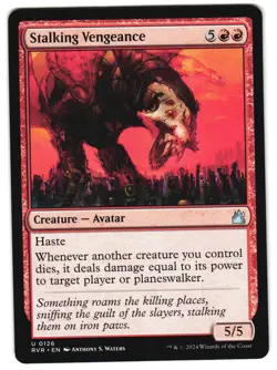 Stalking Vengeance 126 Ravnica Remastered Near Mint MTG - Image 1