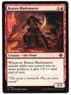Brazen Blademaster 136 The Lost Caverns of Ixalan Near Mint MTG - Image 1
