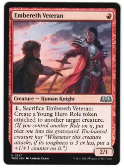 Embereth Veteran 127 Wilds of Eldraine NM MTG - Image 1