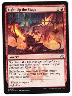 Light Up the Stage 117 Ravnica Remastered Near Mint MTG - Image 1
