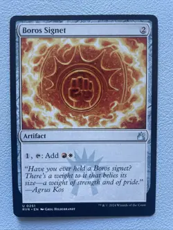 MTG Boros Signet ** Ravnica Remastered ** English - Image 1