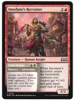 Imodane's Recruiter 229 Wilds of Eldraine Near Mint MTG - Image 1