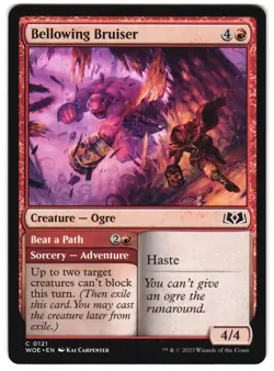 Bellowing Bruiser 121 Wilds of Eldraine NM MTG - Image 1