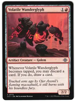 Volatile Wanderglyph 172 The Lost Caverns of Ixalan NM MTG - Image 1