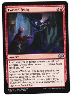 Twisted Fealty 154 Wilds of Eldraine Near Mint MTG - Image 1