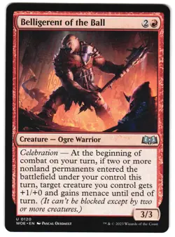 Belligerent of the Ball 120 Wilds of Eldraine NM MTG - Image 1