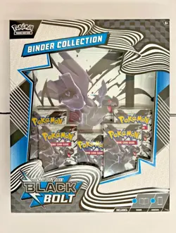 Pokemon Black Bolt Binder Collection Brand New - Image 1