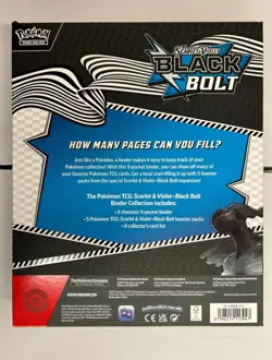 Pokemon Black Bolt Binder Collection Brand New - Image 2