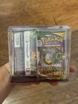 Lot of (18) Pokemon TCG Sword And Shield Evolving Skies Sealed Booster Packs - Image 1