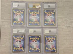 POKEMON JAPANESE Cards Lot (6) Holo Super Rare POKEMON ALL CGC GRADE 10 GEM MINT - Image 2