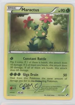 Maractus Pokemon Black & White Base Set #12 - Image 1