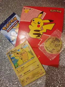 Pokemon McDonald's Trading Card Game UNOPENED Pikachu Tazo SEALED Holo SEALED - Image 1
