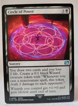 Magic MTG - Circle of Power - Final Fantasy - NMINT #0092 - Image 1