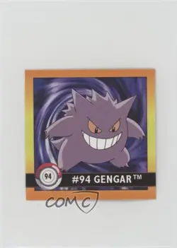 Gengar Artbox Pokemon Stickers Series 1 #94 1999 - Image 1