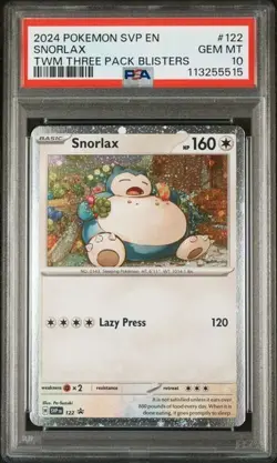 💥Pokemon - Snorlax - Black Star Promo - SVP 122 - TWIM - PSA 10💥 - Image 1