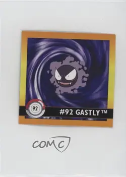 Gastly Artbox Pokemon Stickers Series 1 #92 1999 - Image 1
