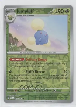 Jumpluff Reverse Foil Pokemon SV02: Paldea Evolved #003 - Image 1