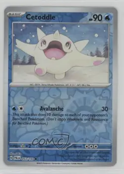 Cetoddle Reverse Foil Pokemon SV02: Paldea Evolved #053 - Image 1