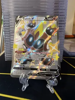 Pokemon TCG Shining Fates: Shiny Vault Falinks V #SV115/SV122 Shiny Holo Rare NM - Image 1