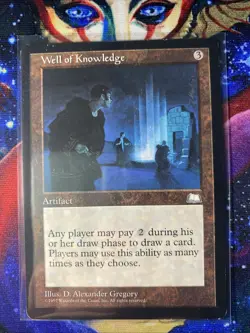 Well of Knowledge Weatherlight Moderately Played Magic The Gathering MTG - Image 1