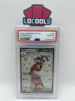 2024 Pokemon Temporal Forces Farigiraf Ex Ultra Rare #194 PSA 10 - Image 1