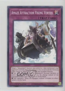 Amaze Attraction Viking Vortex 1st Ed. YuGiOh Dawn of Majesty #DAMA-EN076 - Image 1