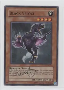 Black Veloci Unlimited YuGiOh Phantom Darkness #PTDN-EN033 2008 - Image 1