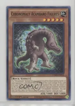 Chronomaly Acambaro Figures 1st Ed. YuGiOh Dawn of Majesty #DAMA-EN014 - Image 1