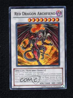 Red Dragon Archfiend YuGiOh Turbo Pack: Booster 6 #TU06-EN008 READ - Image 1