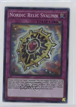 Nordic Relic Svalinn 1st Ed. YuGiOh Battle of Chaos #BACH-EN074 - Image 1
