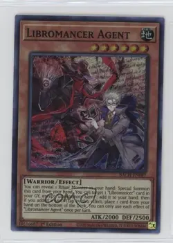 Libromancer Agent 1st Ed. YuGiOh Battle of Chaos #BACH-EN087 - Image 1