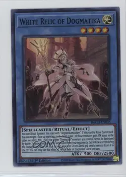 White Relic of Dogmatika 1st Ed. YuGiOh Battle Chaos #BACH-EN035 - Image 1