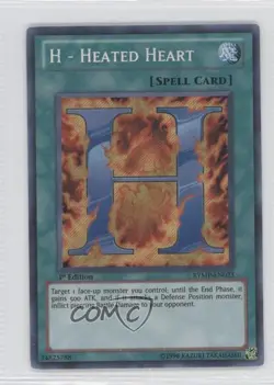 H - Heated Heart 1st Ed. YuGiOh Ra Yellow MegaPack #RYMP-EN023 - Image 1