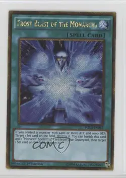 GSR - Frost Blast of the Monarchs 1st Ed. YuGiOh Premium Gold: Infinite Gold - Image 1