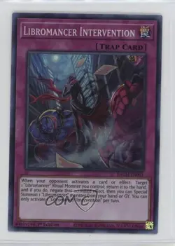 Libromancer Intervention 1st Ed. YuGiOh Battle of Chaos #BACH-EN091 - Image 1