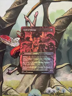 MTG: Bloodline Keeper Lord Of Lineage (1157) SLD Borderless Foil NM PR0XY - Image 2