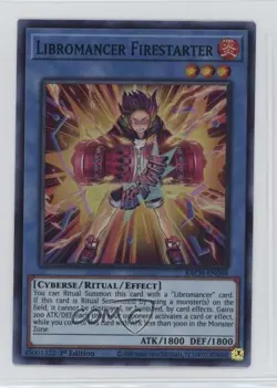 Libromancer Firestarter 1st Ed. YuGiOh Battle of Chaos #BACH-EN088 - Image 1