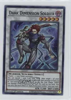 Dark Dimension Soldier 1st Ed. YuGiOh Battle of Chaos #BACH-EN043 - Image 1