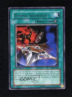 Fuhma Shuriken 1st Ed. YuGiOh Invasion of Chaos #IOC-031 2004 - Image 1