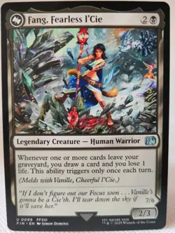 Magic MTG - Fang, Fearless l'Cie Ragnarok, Divine Deliverance -FIN - NMINT #0099 - Image 1