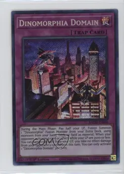 Dinomorphia Domain 1st Ed. YuGiOh Battle of Chaos #BACH-EN068 - Image 1