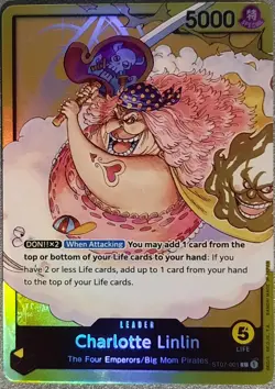 Carte One Piece Card Game Charlotte Linlin ST07-001 L Anglais - Image 1