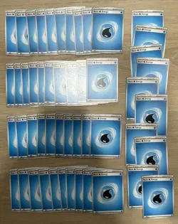 2023 Pokemon Card Water Energy 50 Count Lot Of 50 - Image 3