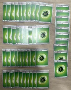 2023 Pokemon Card Grass Energy 50 Count Lot Of 50 - Image 3
