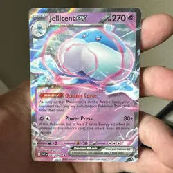 Pokemon Card Jellicent Ex 045/086 White Flare Double Rare Holo NM PACK FRESH - Image 2