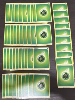 2020 Pokemon Card Grass Energy 50 Count Lot Of 50 - Image 3