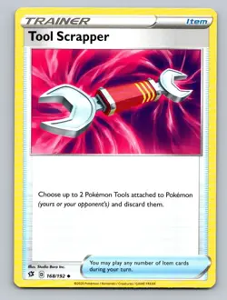2020 Pokemon Card Rebel Clash Tool Scrapper 168/192 - Image 1