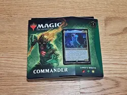 Magic the Gathering MtG Zendikar Rising Commander Land's Wrath Deck - Image 1