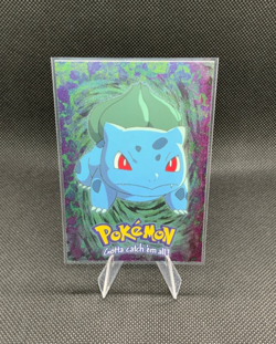 1999 Pokemon movie animation card #01 Bulbasaur *RARE TEXTURED FOIL/NM* - Image 1